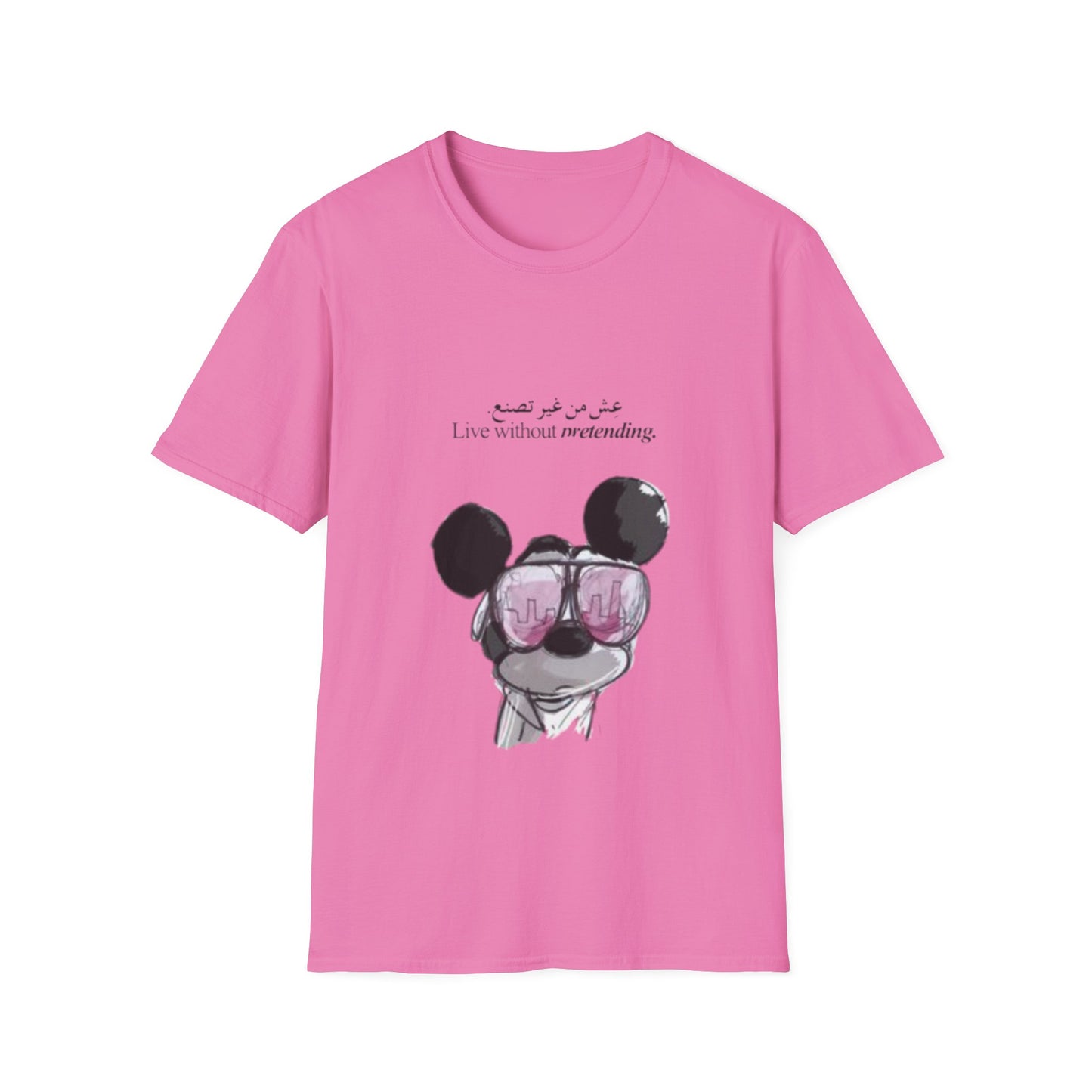 mickey Mouse T-shirt met Arabische Tekst