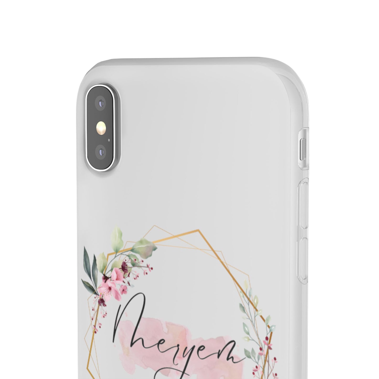 iphone/samsung hoesje transparant gepersonaliseerd naam/arabisch