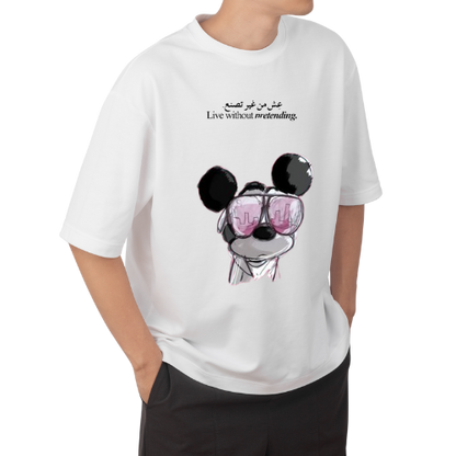 mickey Mouse T-shirt met Arabische Tekst